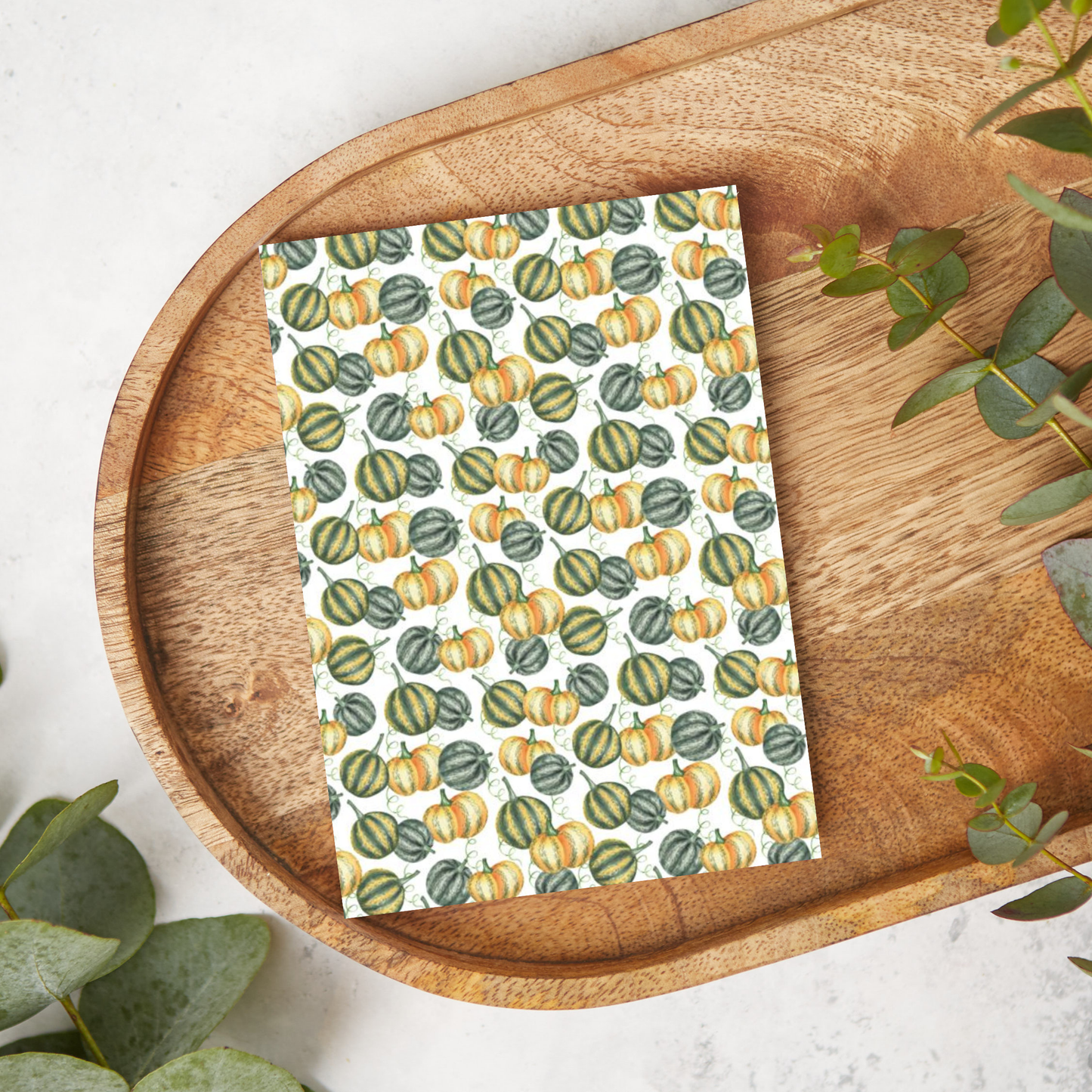 Watercolor Pumpkins B | MX13 | Image Transfer Paper