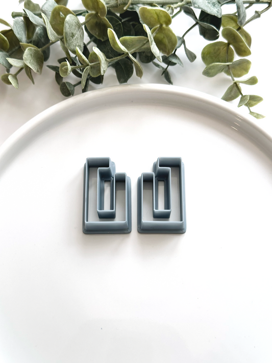 Rectangle Hoop Cutter (Mirror Set) | Polymer Clay Cutter
