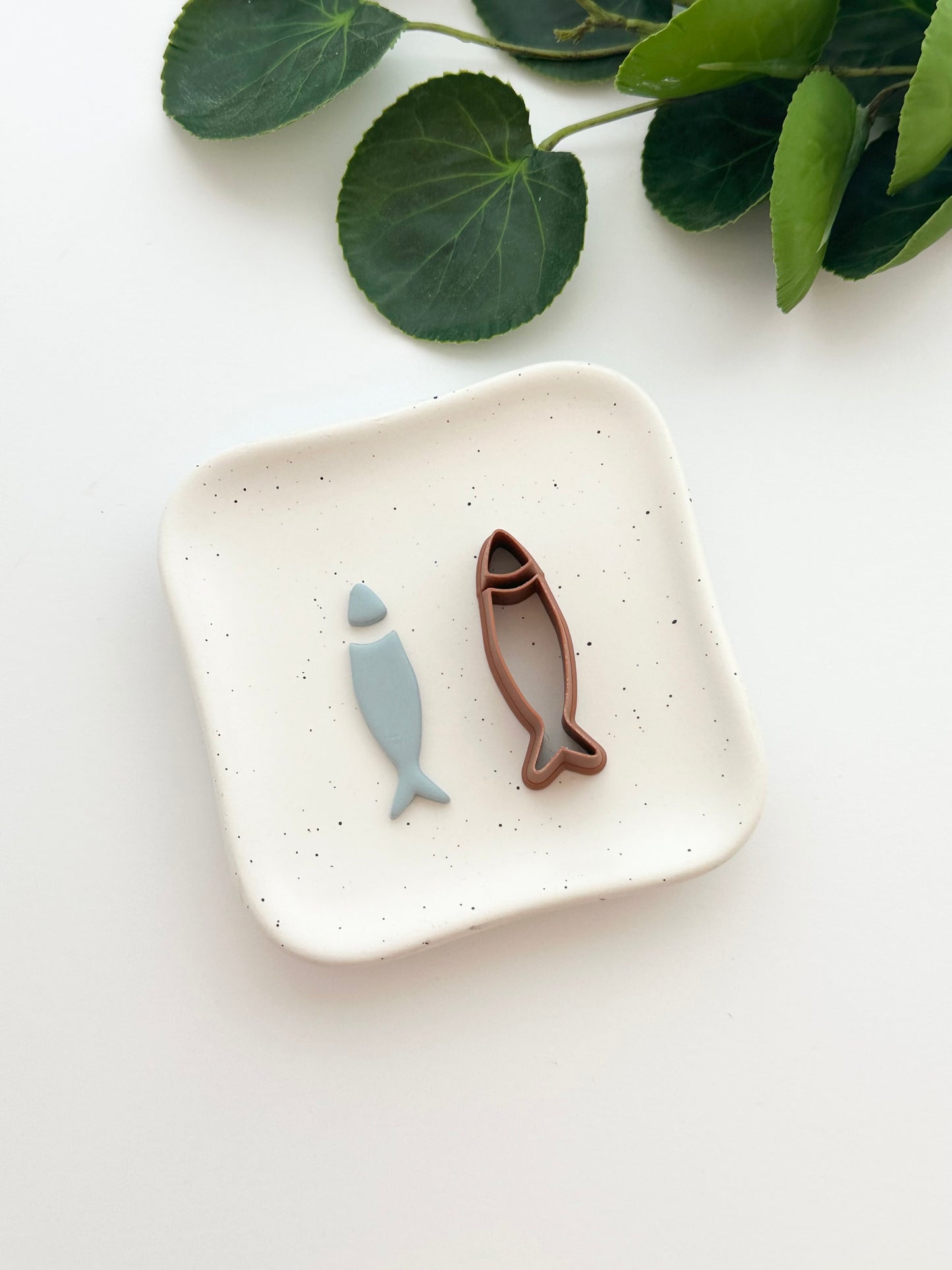 2pc Sardine Fish | Polymer Clay Cutter