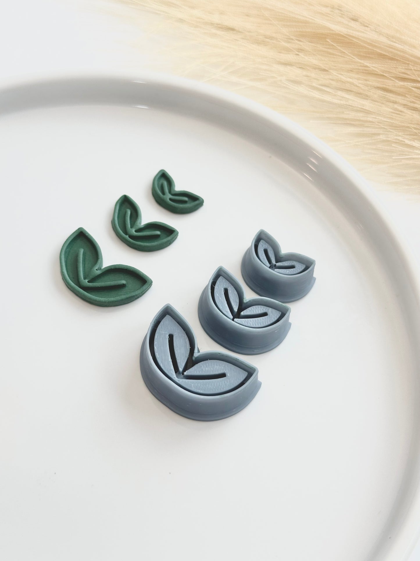 Debossed Leaves | Polymer Clay Cutter