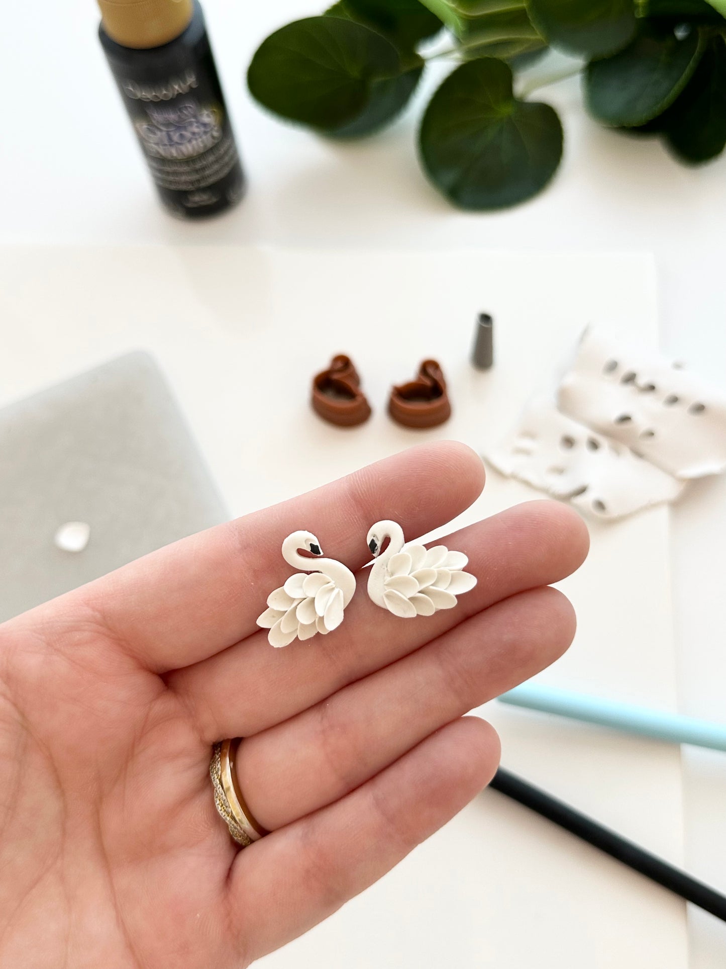 Swan (Mirror Set) | Polymer Clay Cutter