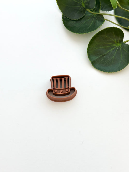 Patriotic Hat | Polymer Clay Cutter