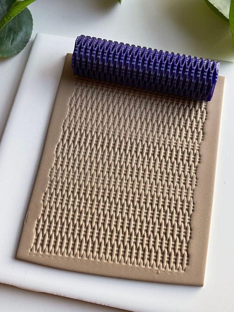 Basketweave | Polymer Clay Texture Roller