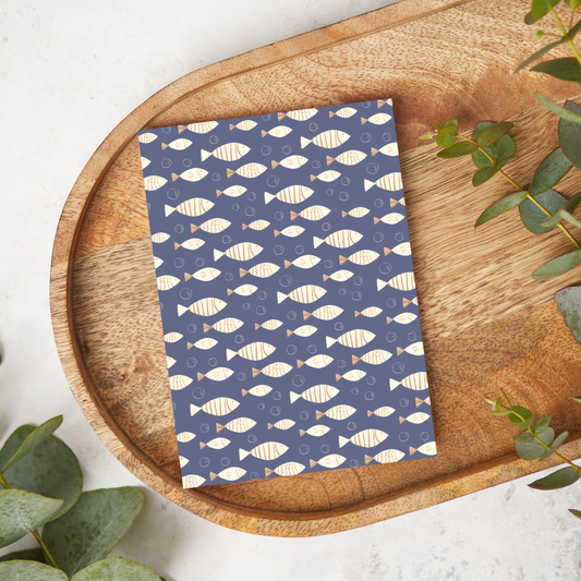 Navy Fish | AG035 | Image Transfer Paper