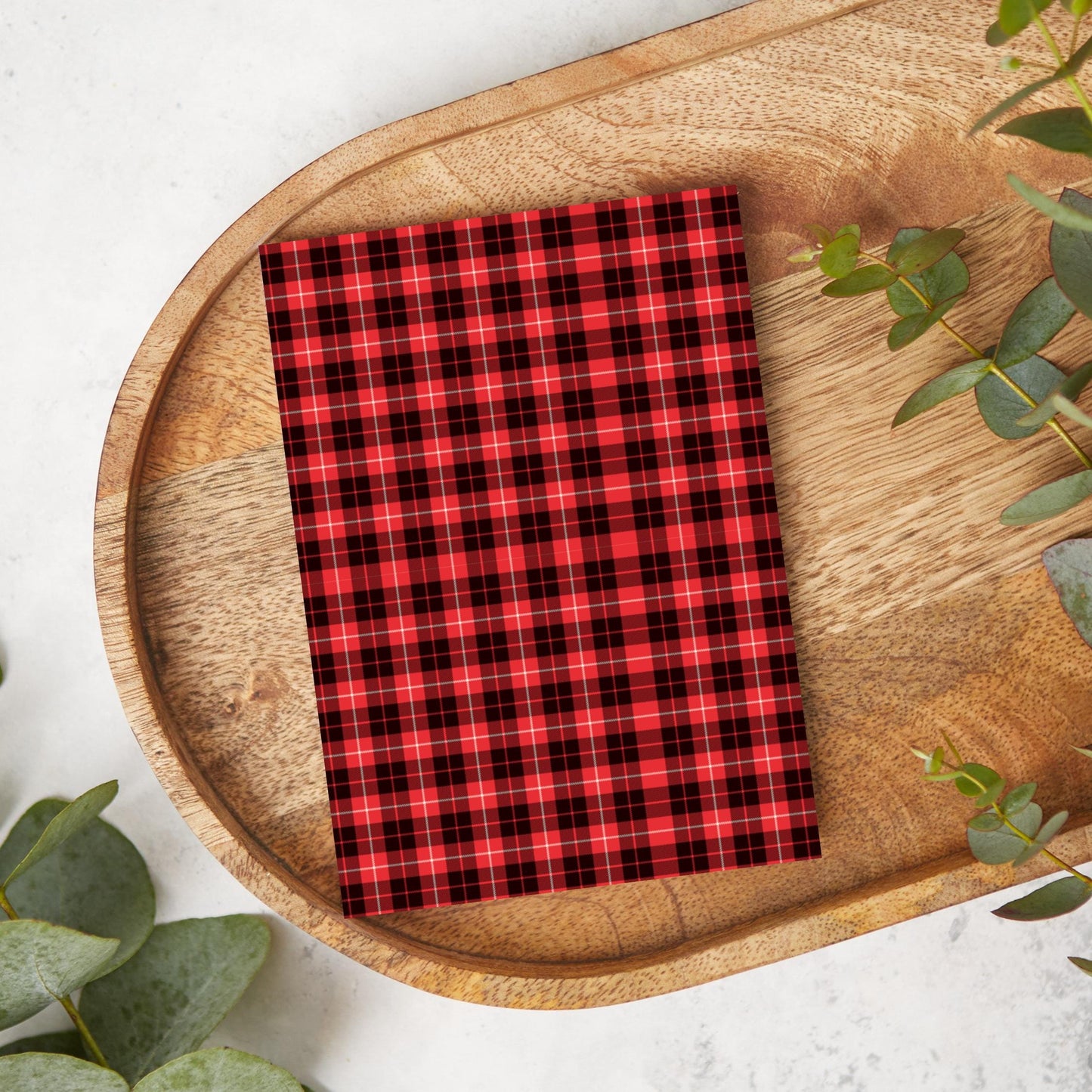 Red & Black Plaid Bold | PL14 | Image Transfer Paper