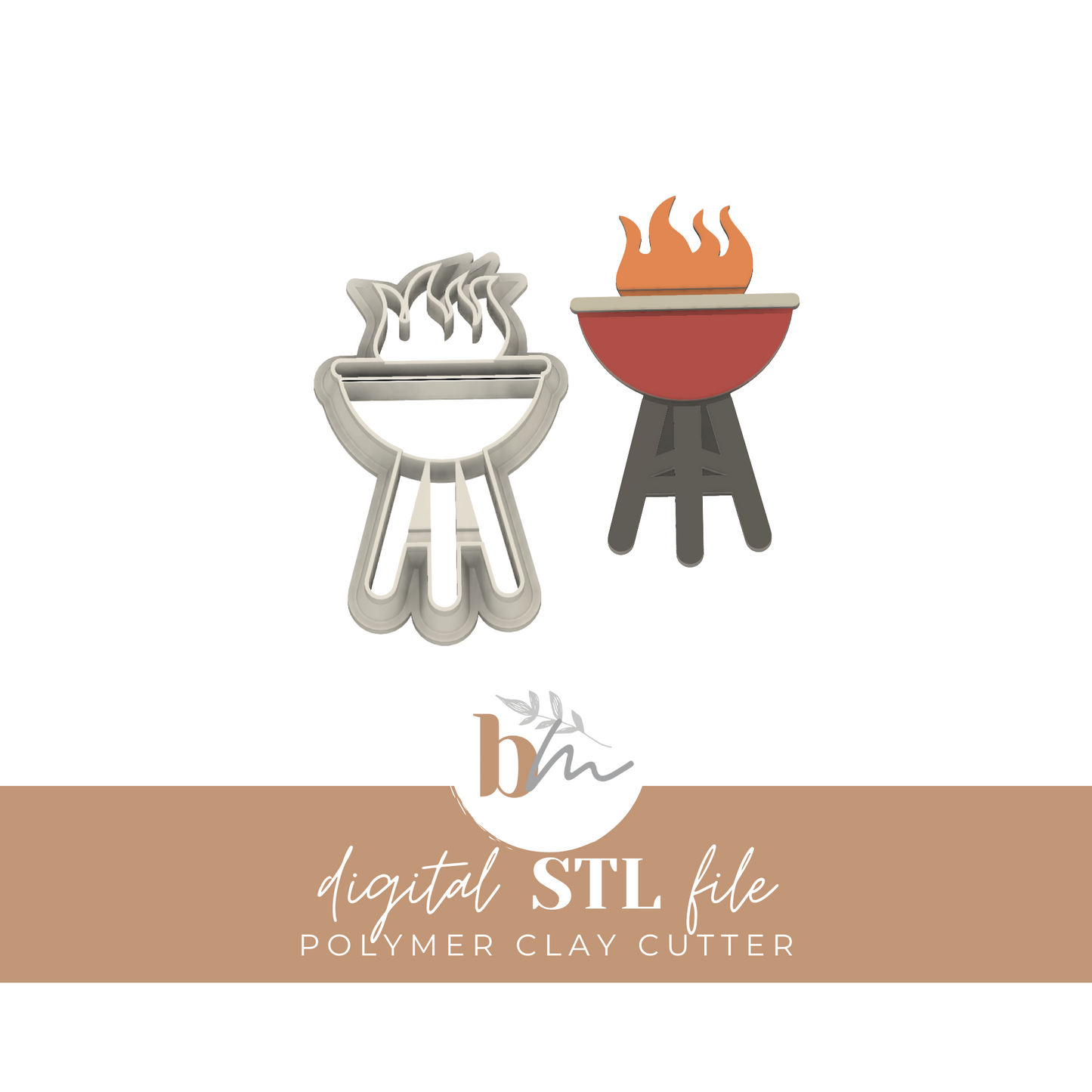 Grill | Digital STL File | Polymer Clay Tools & Cutters
