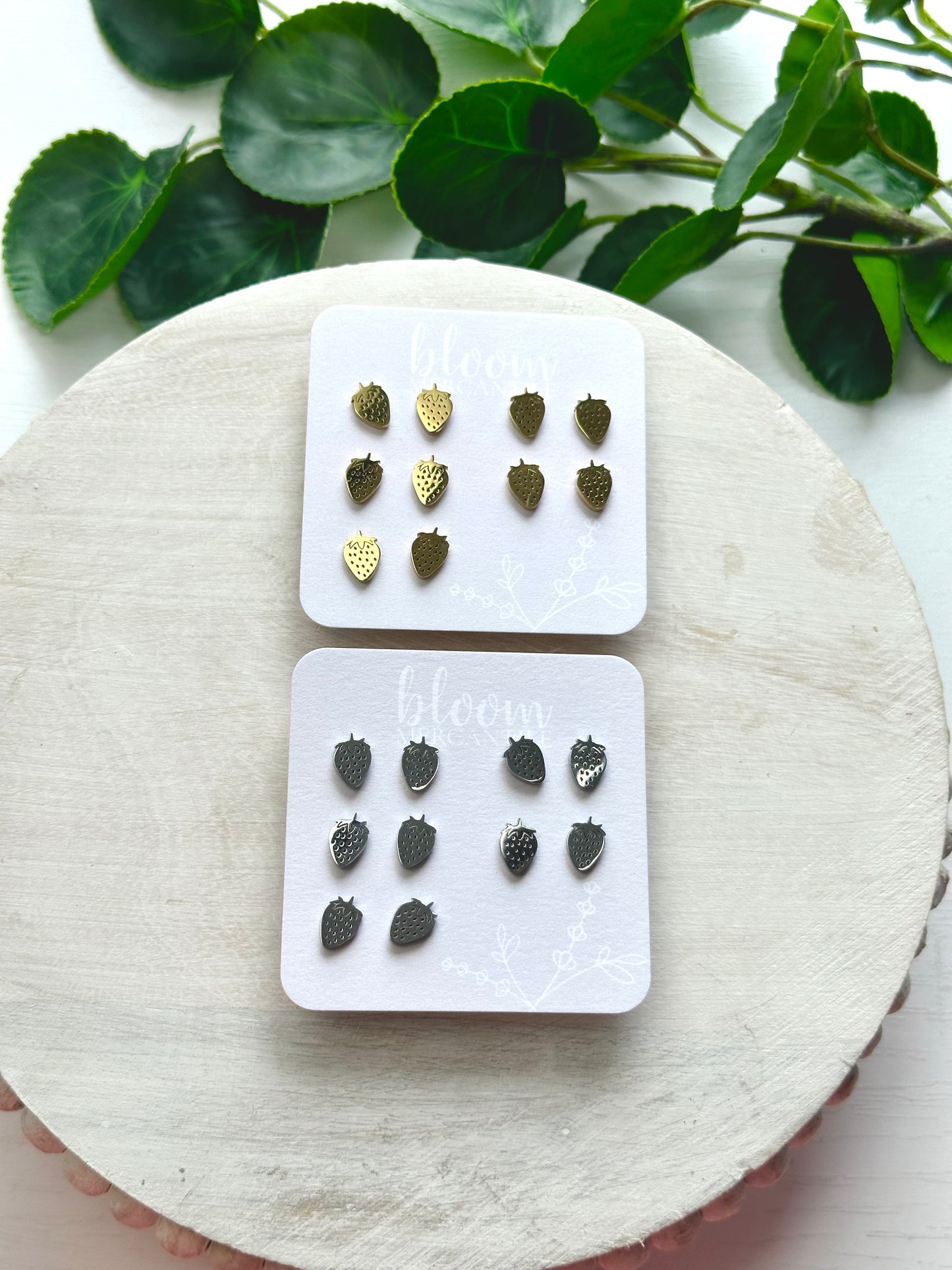 Strawberries | Add-On Stud Packs (5 pair)