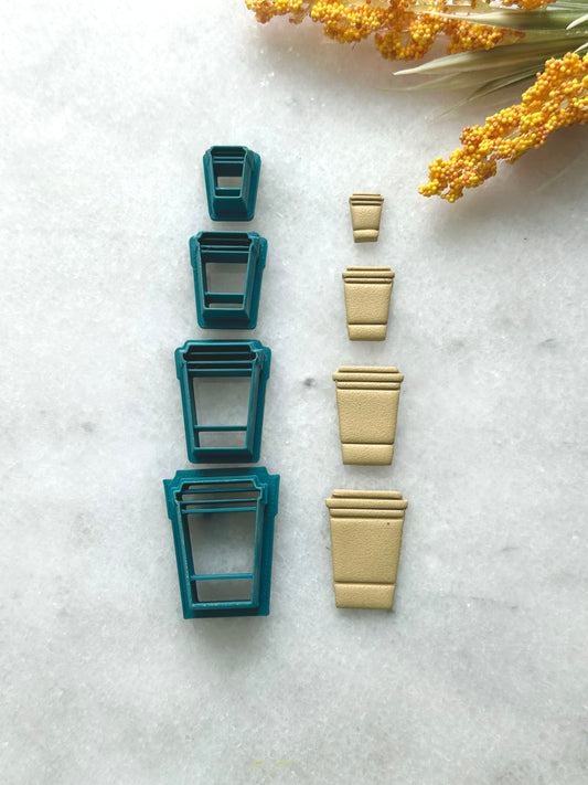 Coffee To-Go Cup | Polymer Clay Cutter