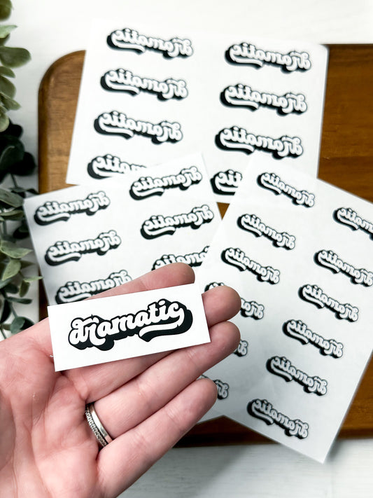 Dramatic | Motel Keychain | Image Transfer Paper