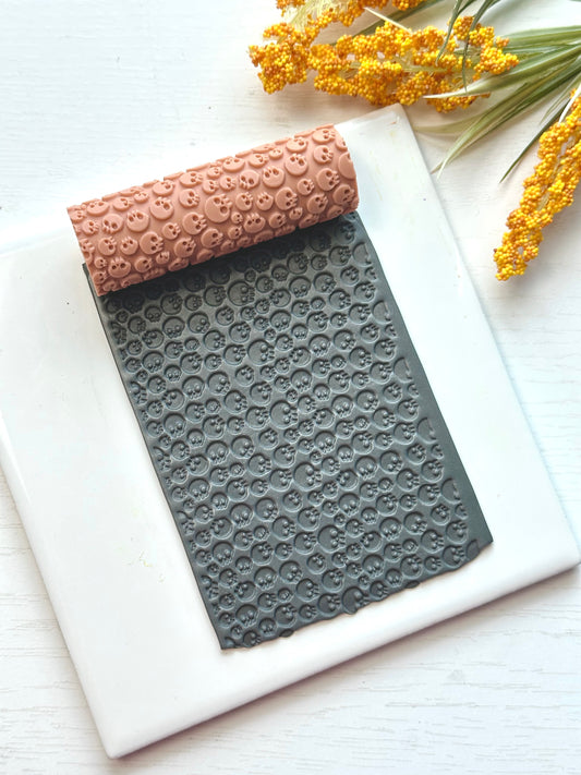 Skulls | Polymer Clay Texture Roller