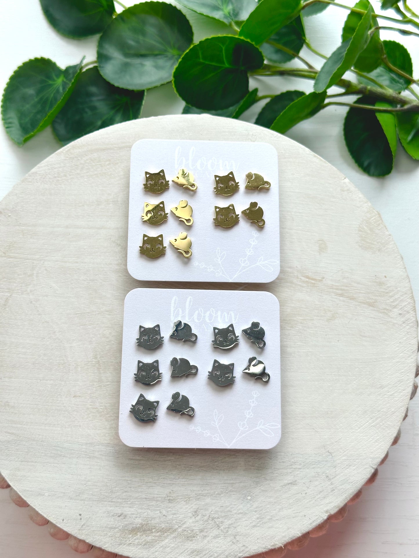 Cat & Mouse | Add-On Stud Packs (5 pair)