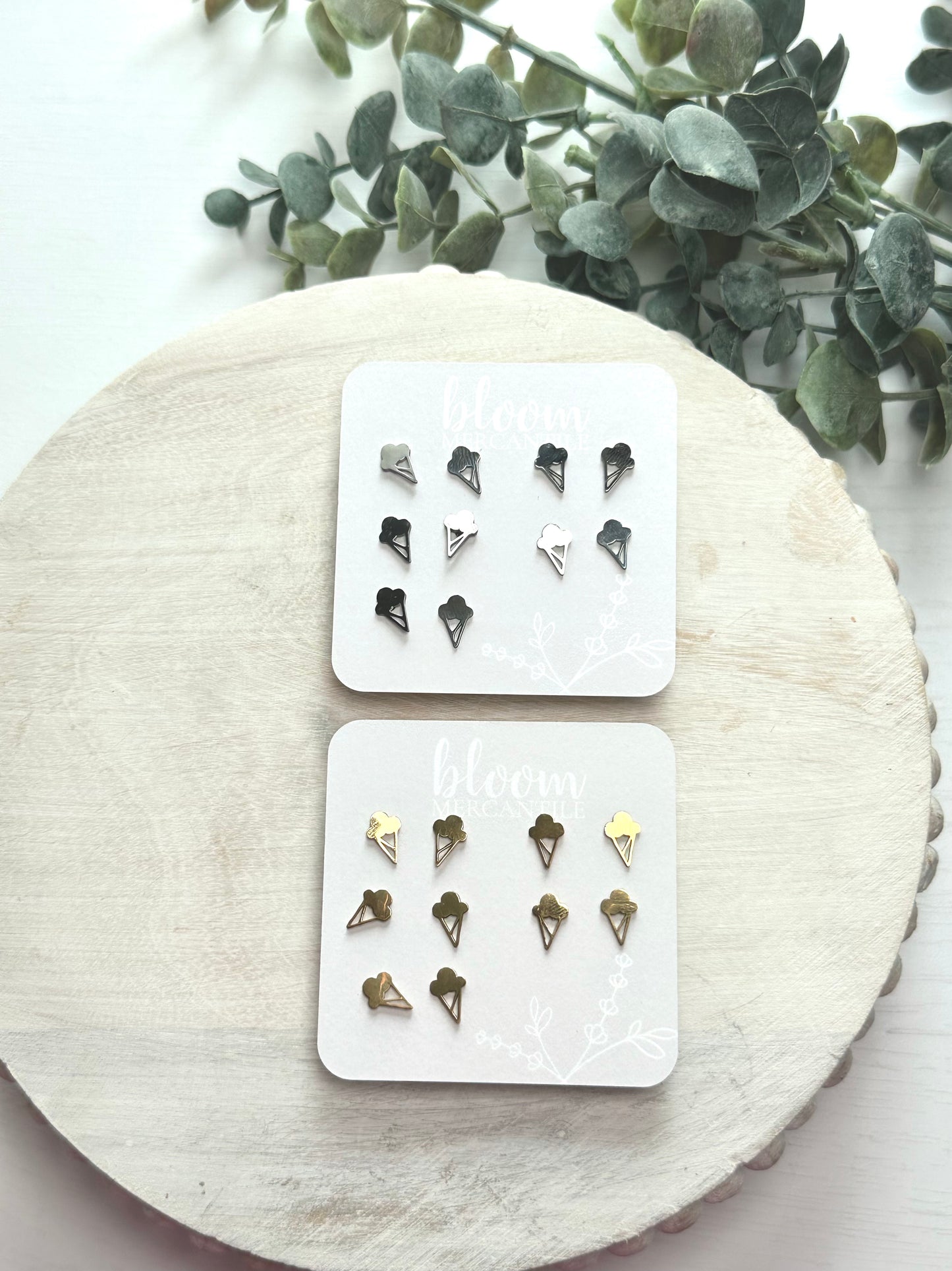 Ice Cream Cone | Add-On Stud Packs (5 pair)