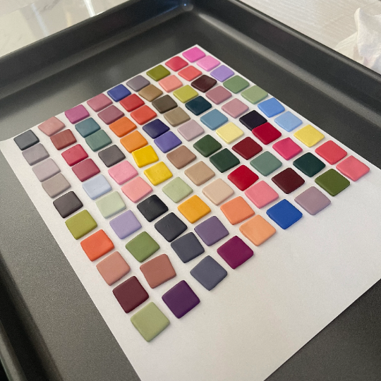 Set of 90 Recipes | 15 Color Palettes | Sculpey Premo | Polymer Clay Color Recipes