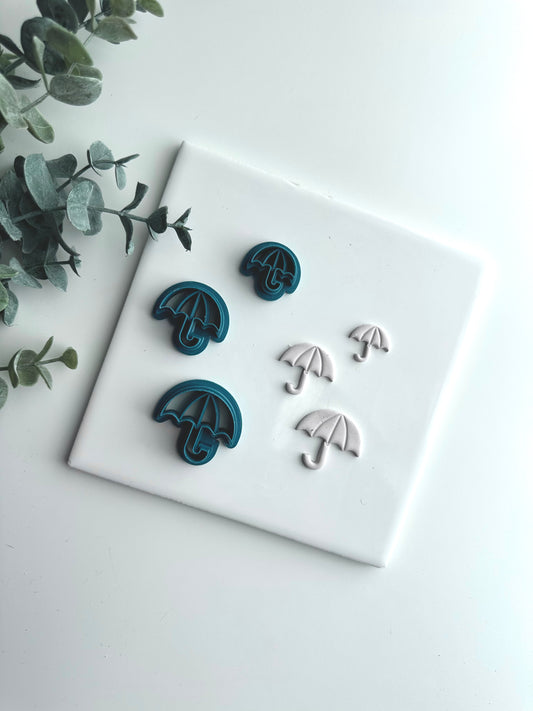 Umbrella (Mirror Set) | Polymer Clay Cutter