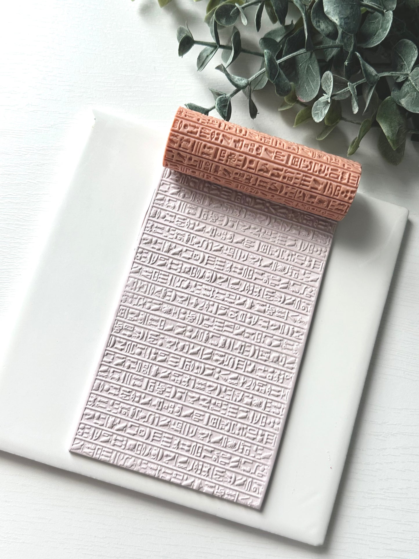 Hieroglyphics | Polymer Clay Texture Roller