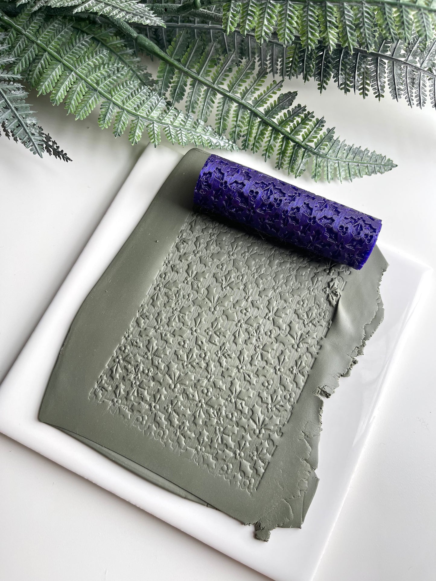 Holly | Polymer Clay Texture Roller