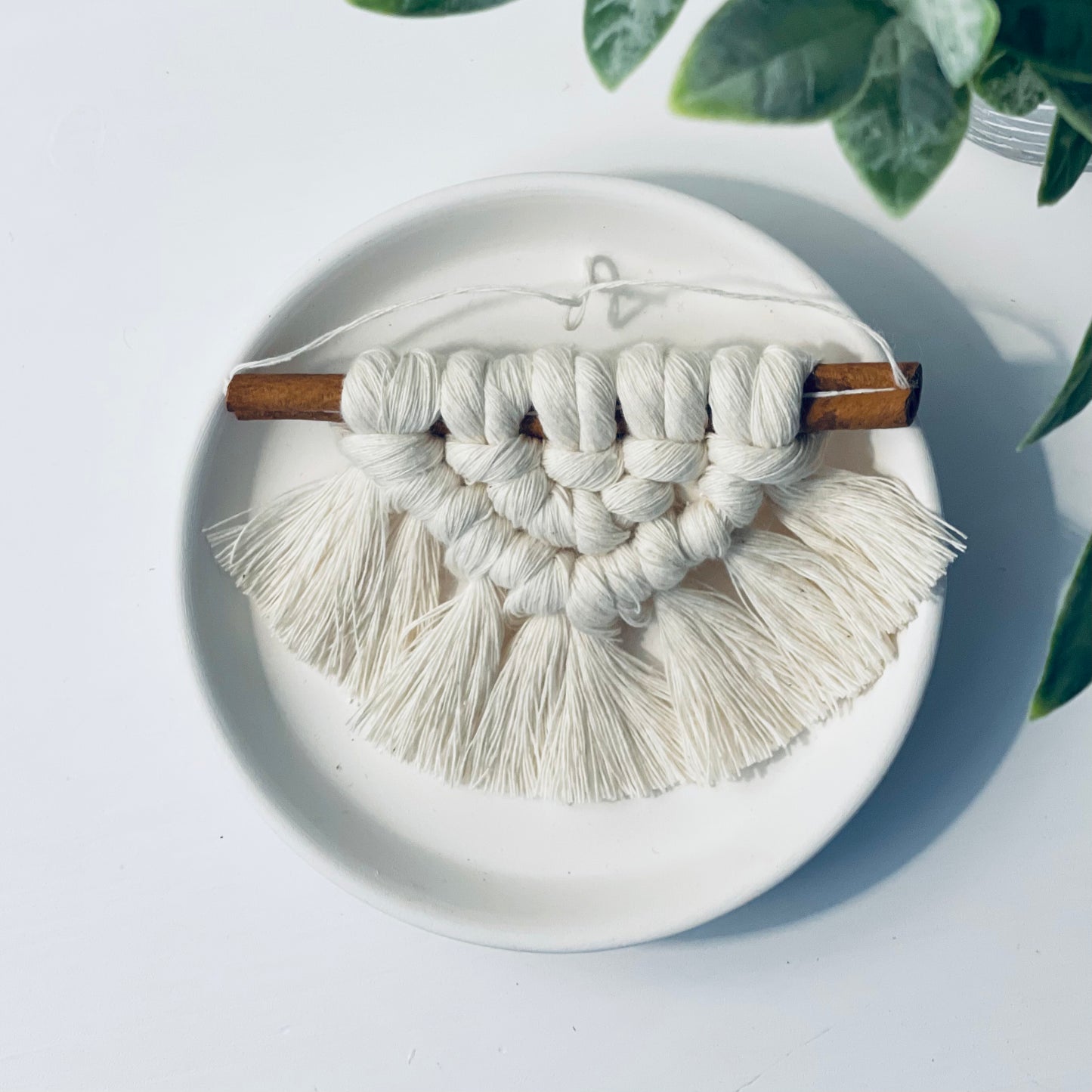 Holly | Mini Macrame Ornament
