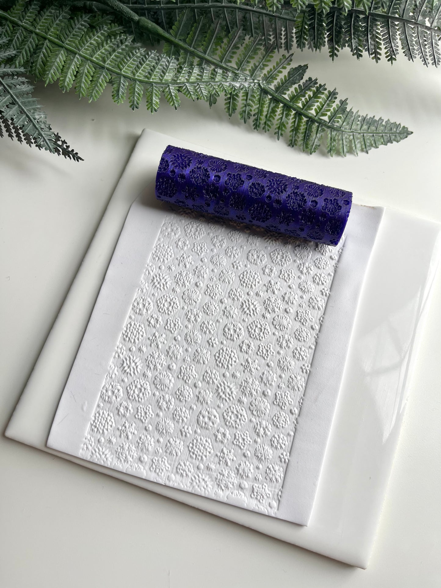 Snowflakes | Polymer Clay Texture Roller