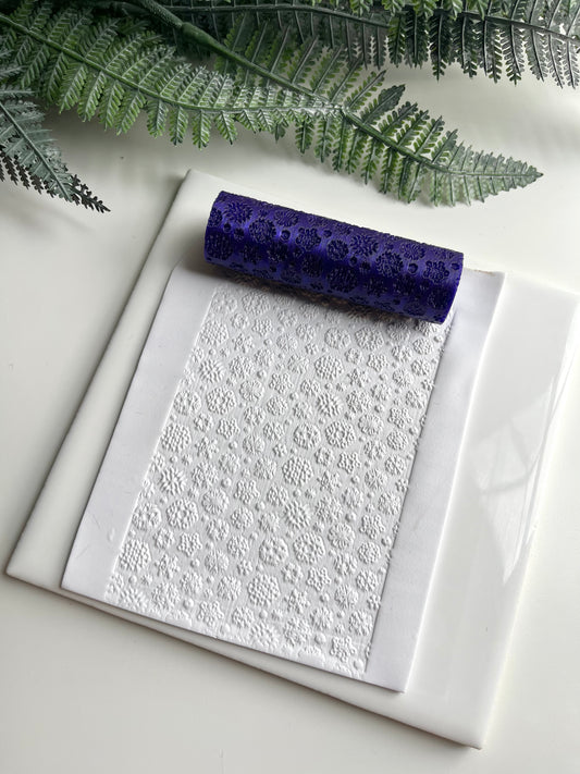 Snowflakes | Polymer Clay Texture Roller