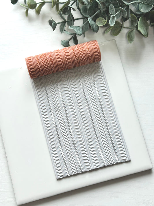 Geometric Tribal | Polymer Clay Texture Roller