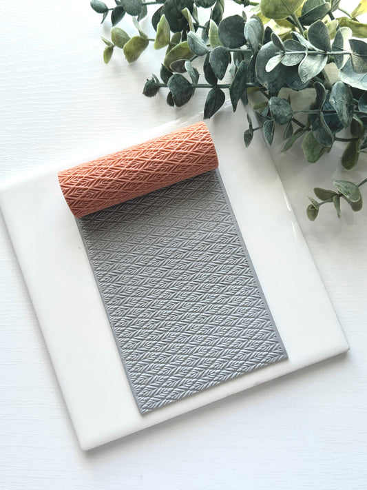 Moroccan Leaves | Polymer Clay Texture Roller