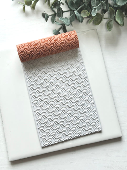 Scallops | Polymer Clay Texture Roller