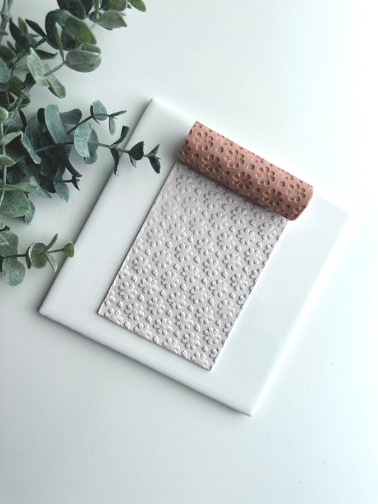 Daisy Flowers (Large) | Polymer Clay Texture Roller