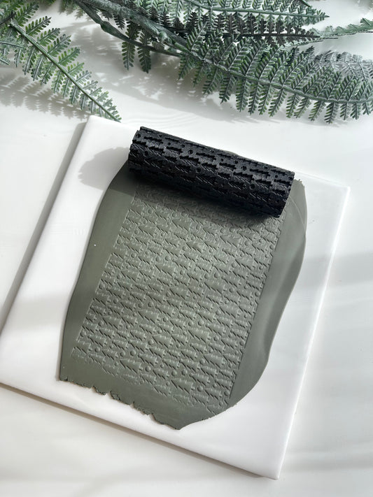 Winter Christmas Trees | Polymer Clay Texture Roller