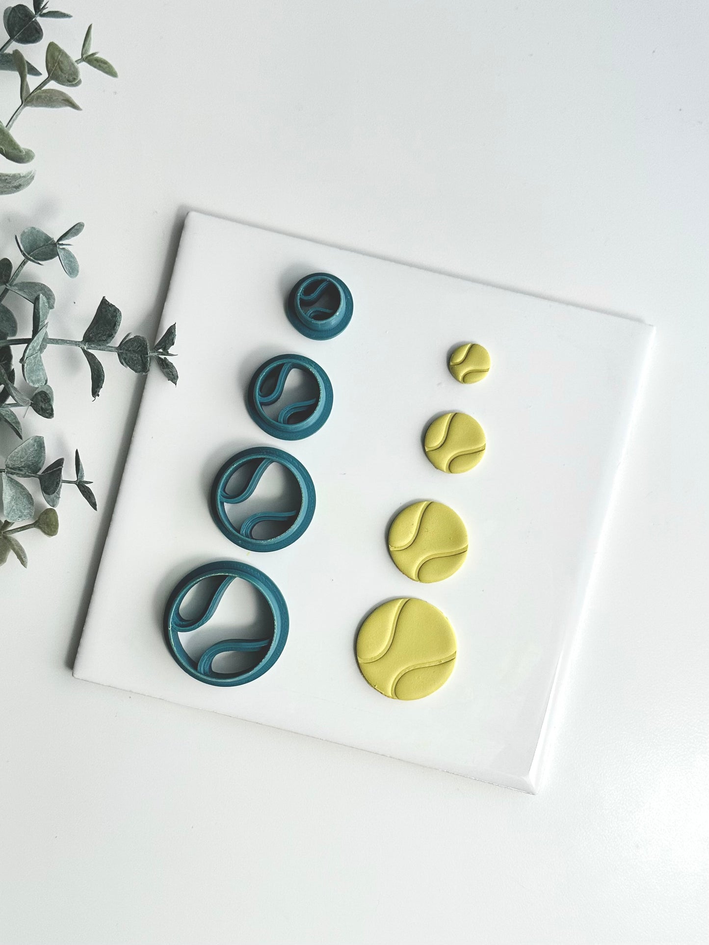 Tennis Ball | Sports Collection | Polymer Clay Cutter
