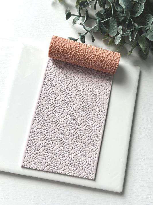 Spiral Leaves | Polymer Clay Texture Roller