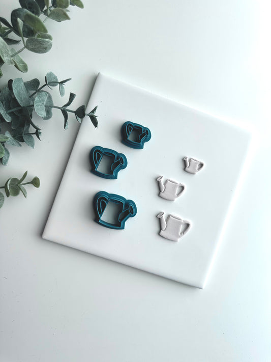 Watering Can (Mirror Set) | Polymer Clay Cutter