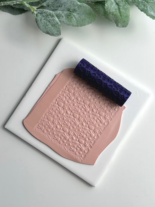 Bunnies, Easter Eggs, & Carrots | Polymer Clay Texture Roller