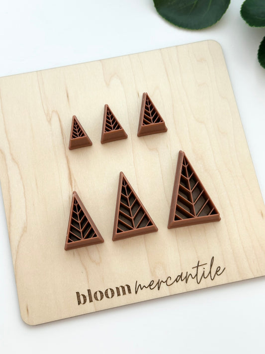 Chevron Christmas Tree | Polymer Clay Cutter