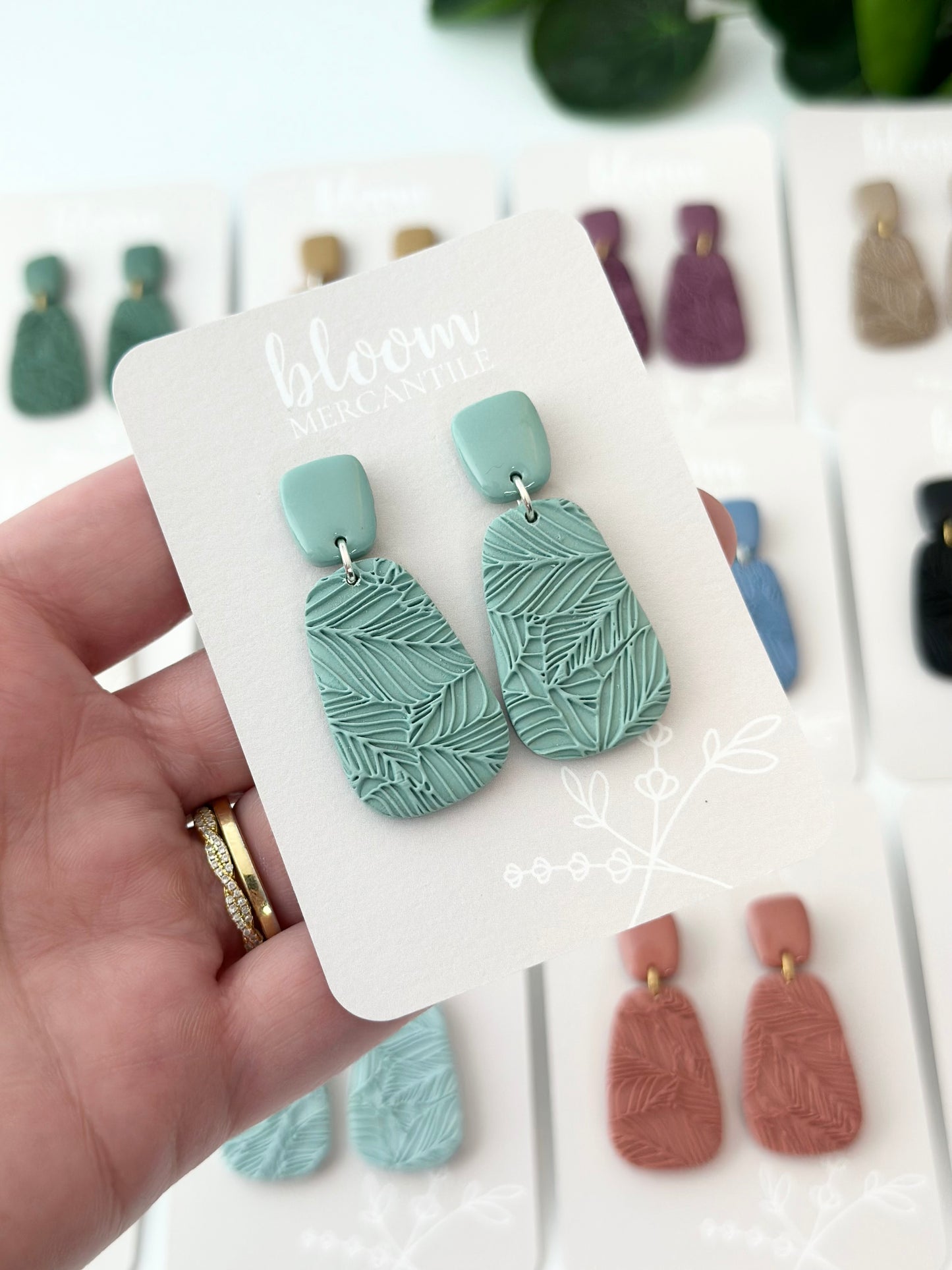 Sera Bubble Trapezoid Dangle Set | Polymer Clay Cutter