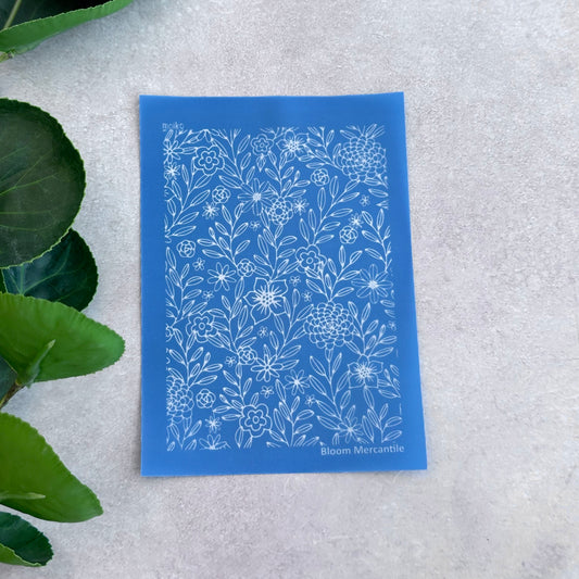 (Bloom Mercantile Exclusive) Floral Doodles Fineline Silk Screen