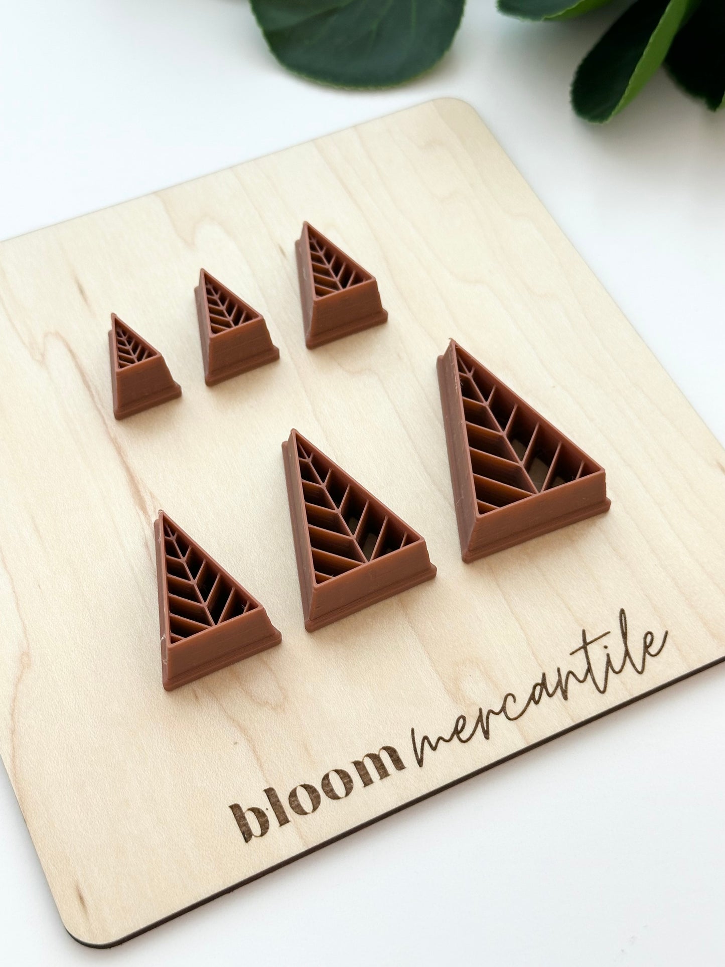 Chevron Christmas Tree | Polymer Clay Cutter