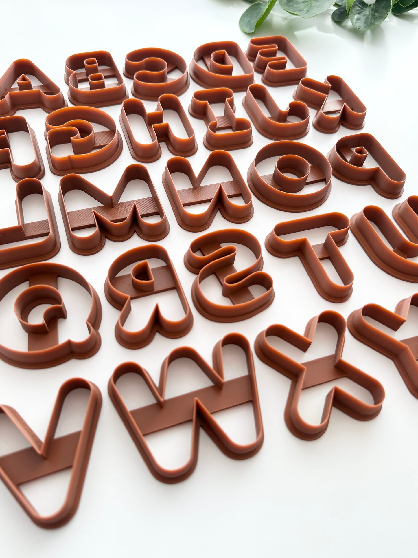 Fridge Magnet Letters - Full Sets A-Z | Polymer Clay Cutter
