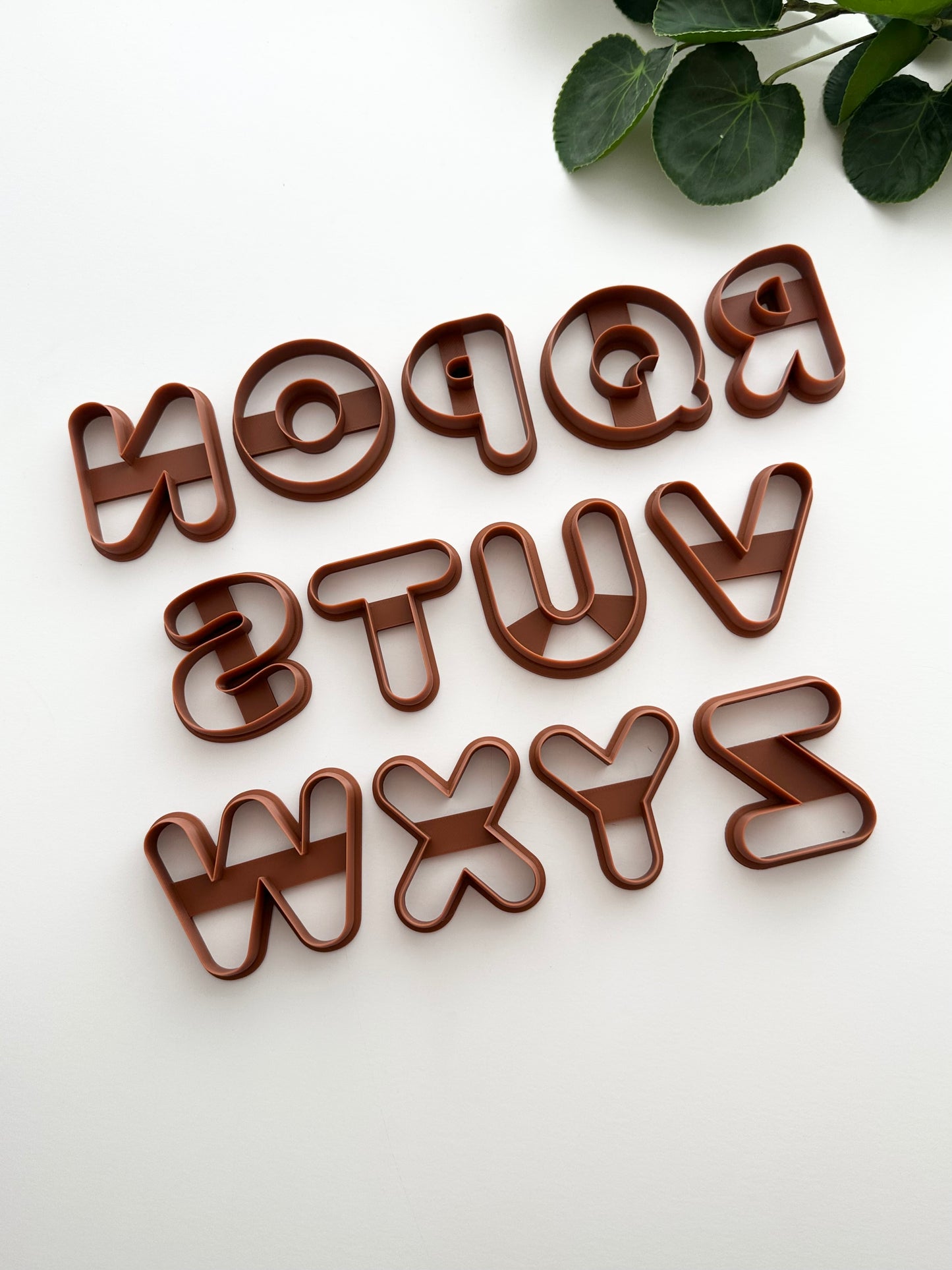 Fridge Magnet Letters N-Z | Polymer Clay Cutter