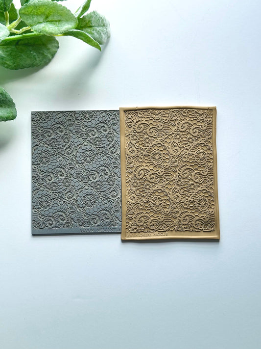 Lace Texture Matpolymer Clay Toolsearring Makinghand Rollerclay
