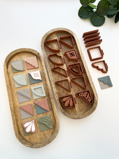 Corner Bookmarks | Polymer Clay Cutter