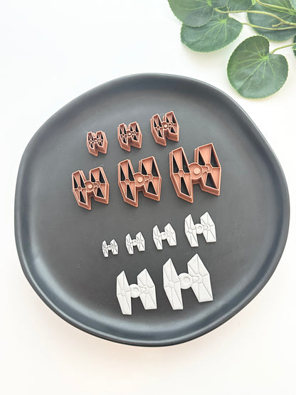 Galactic Fighter Ship | Polymer Clay Cutter
