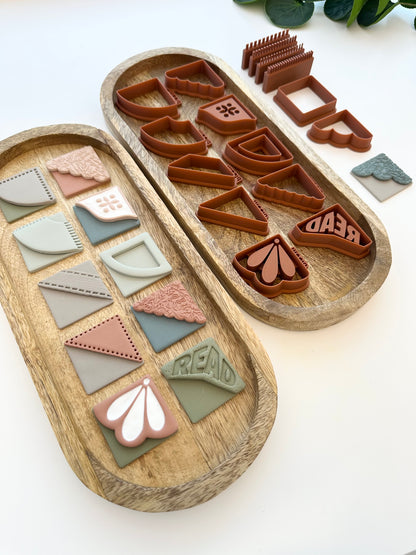 Corner Bookmarks | Polymer Clay Cutter
