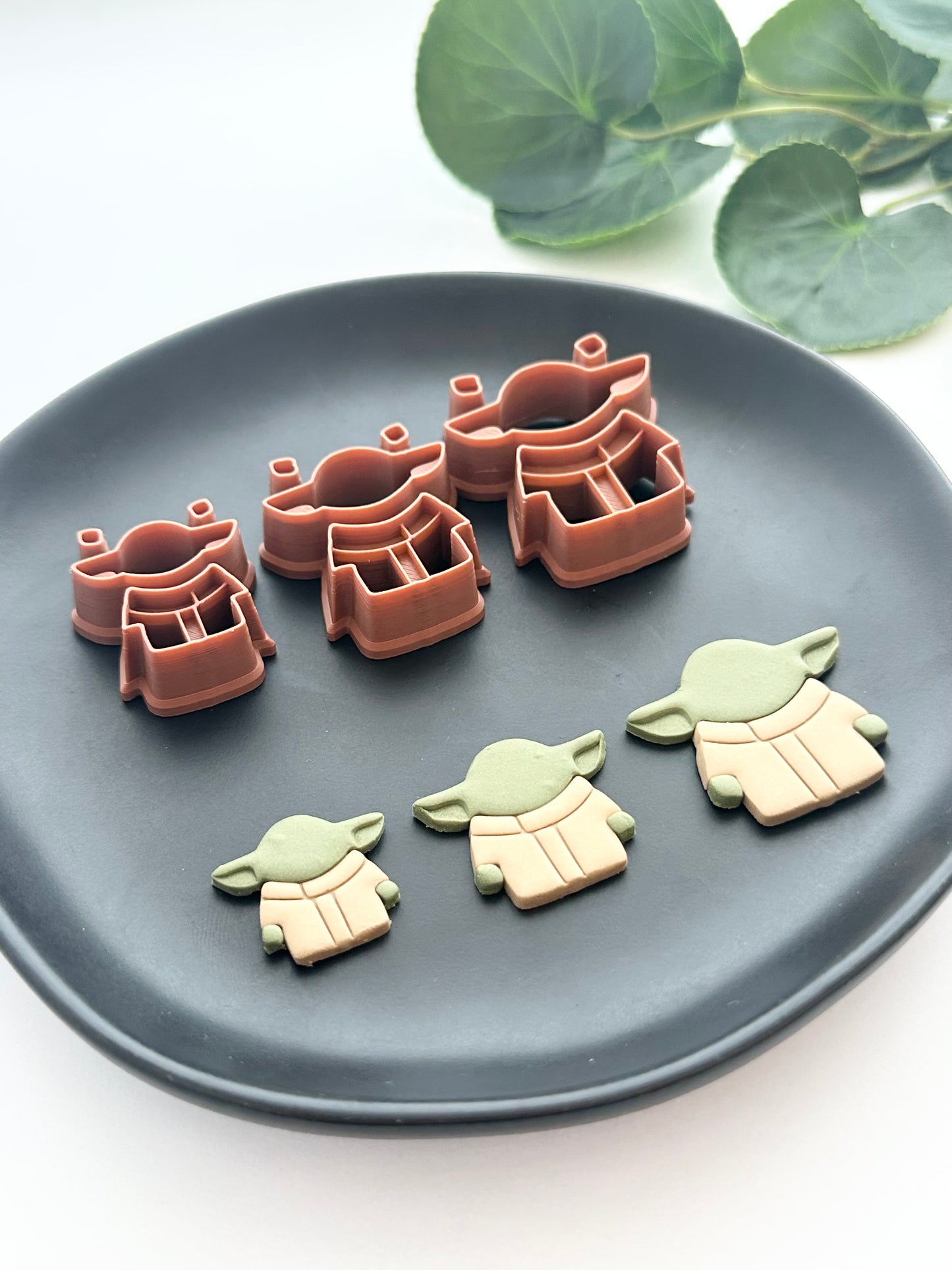 Young Green Alien | Polymer Clay Cutter