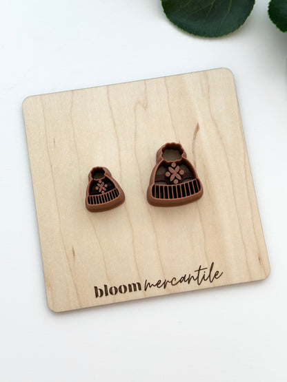 Scandi Folk Winter Hat | Polymer Clay Cutter