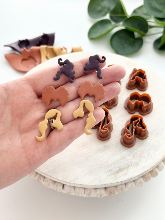 Witch Sister (Mirror Set - 6pc) | Polymer Clay Cutter