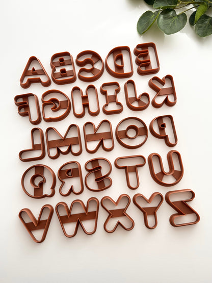Fridge Magnet Letters - Full Sets A-Z | Polymer Clay Cutter