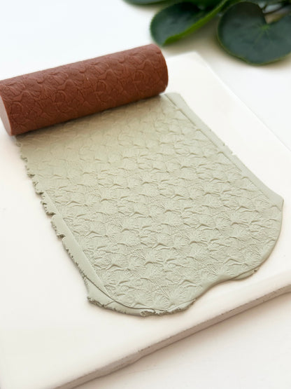 Ginkgo Leaves | Polymer Clay Texture Roller