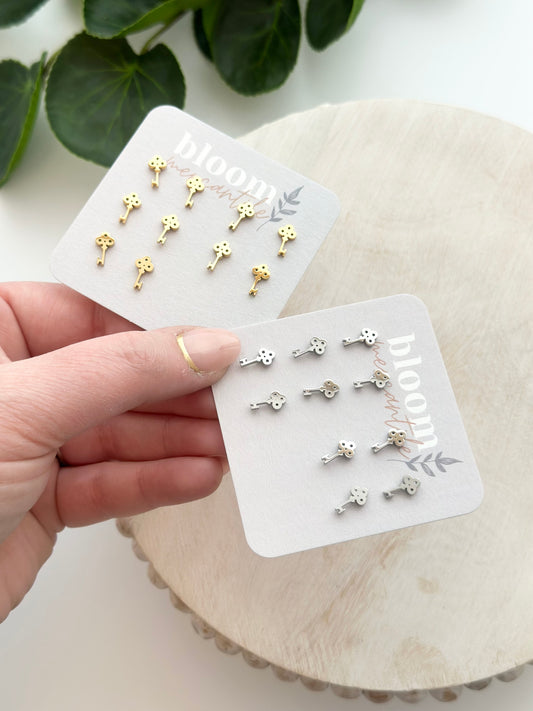 Antique Key | Add-On Stud Packs (5 pair)