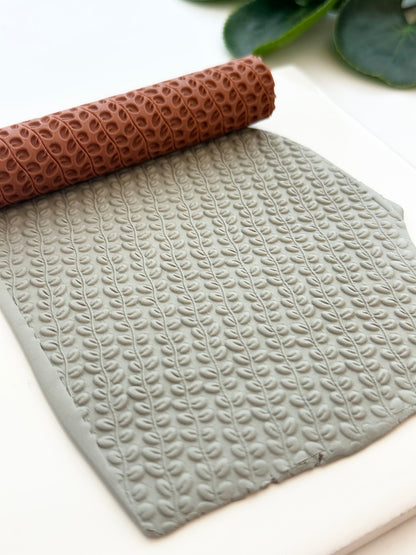 Vine Leaves | Polymer Clay Texture Roller