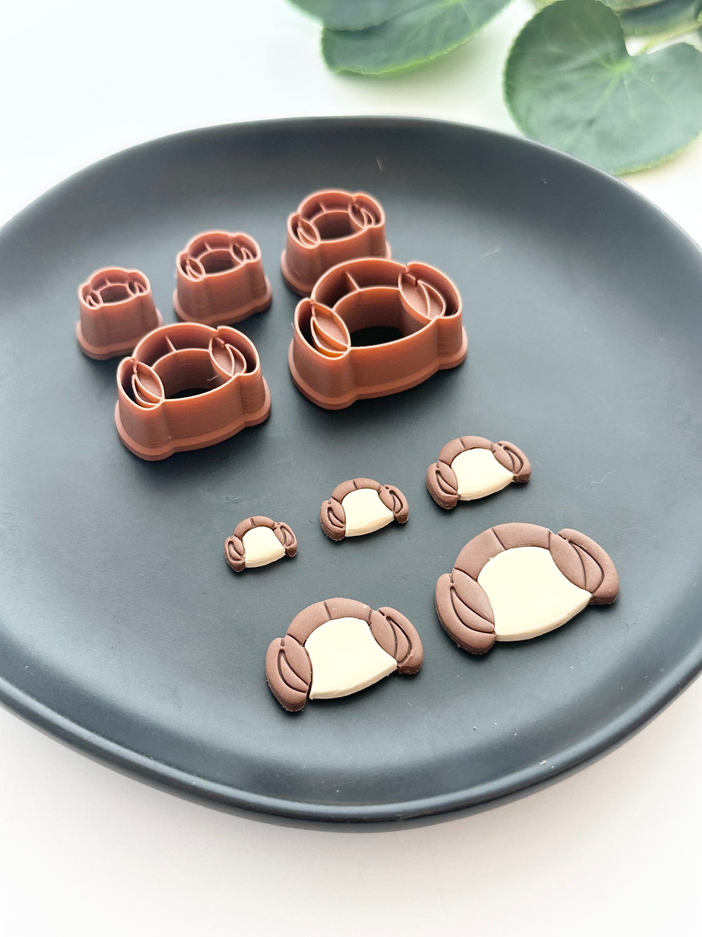 Rebel Princess Buns | Polymer Clay Cutter